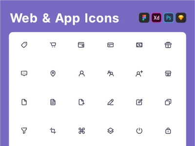 Modern Web Line Icon